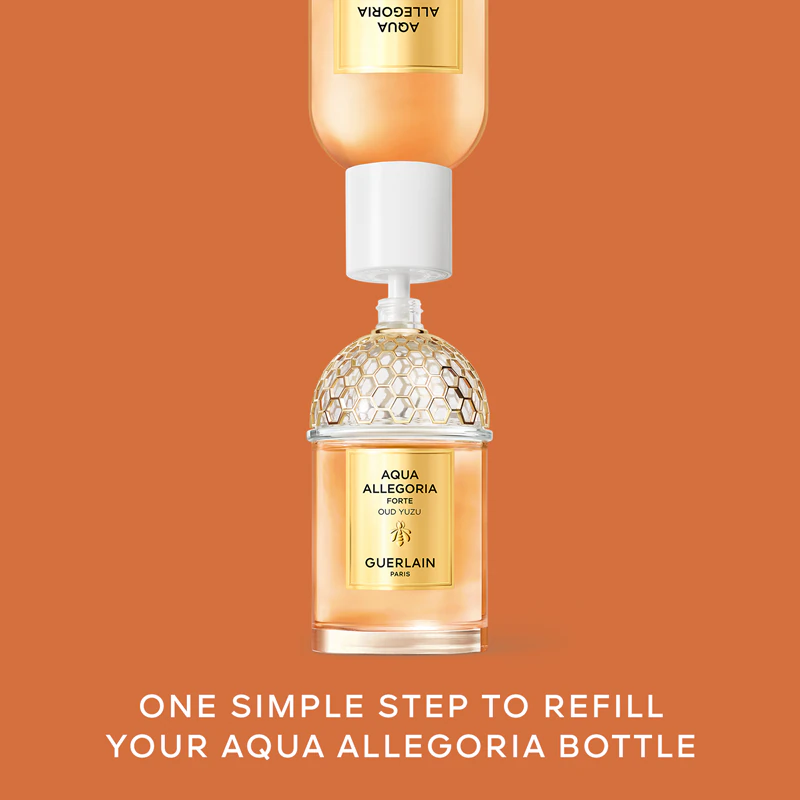 GUERLAIN Aqua Allegoria Oud Yuzu Forte Eau de Parfum frasco recarregável para mulheres