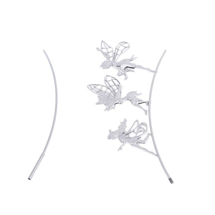 Decoración de jardín - SURENHAP - Estatua de hada - Pintada a mano - Resistente al agua - 60 cm