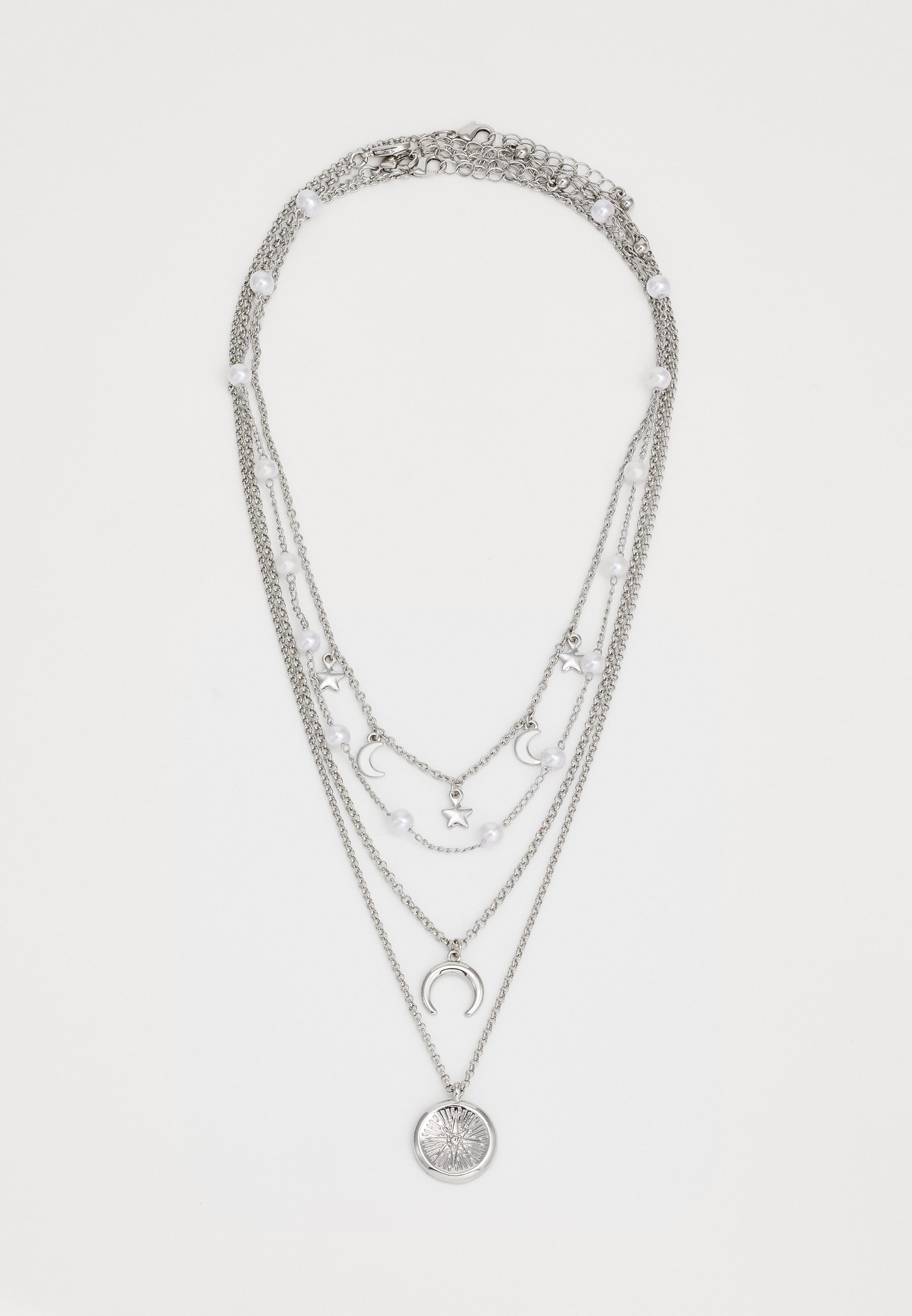 Even&Odd 4-delige set - Ketting - zilverkleurig
