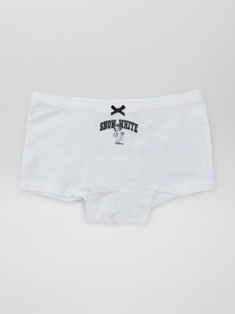 Conjunto de 3 calças culote Disney 'Branca de Neve' - BRANCAS