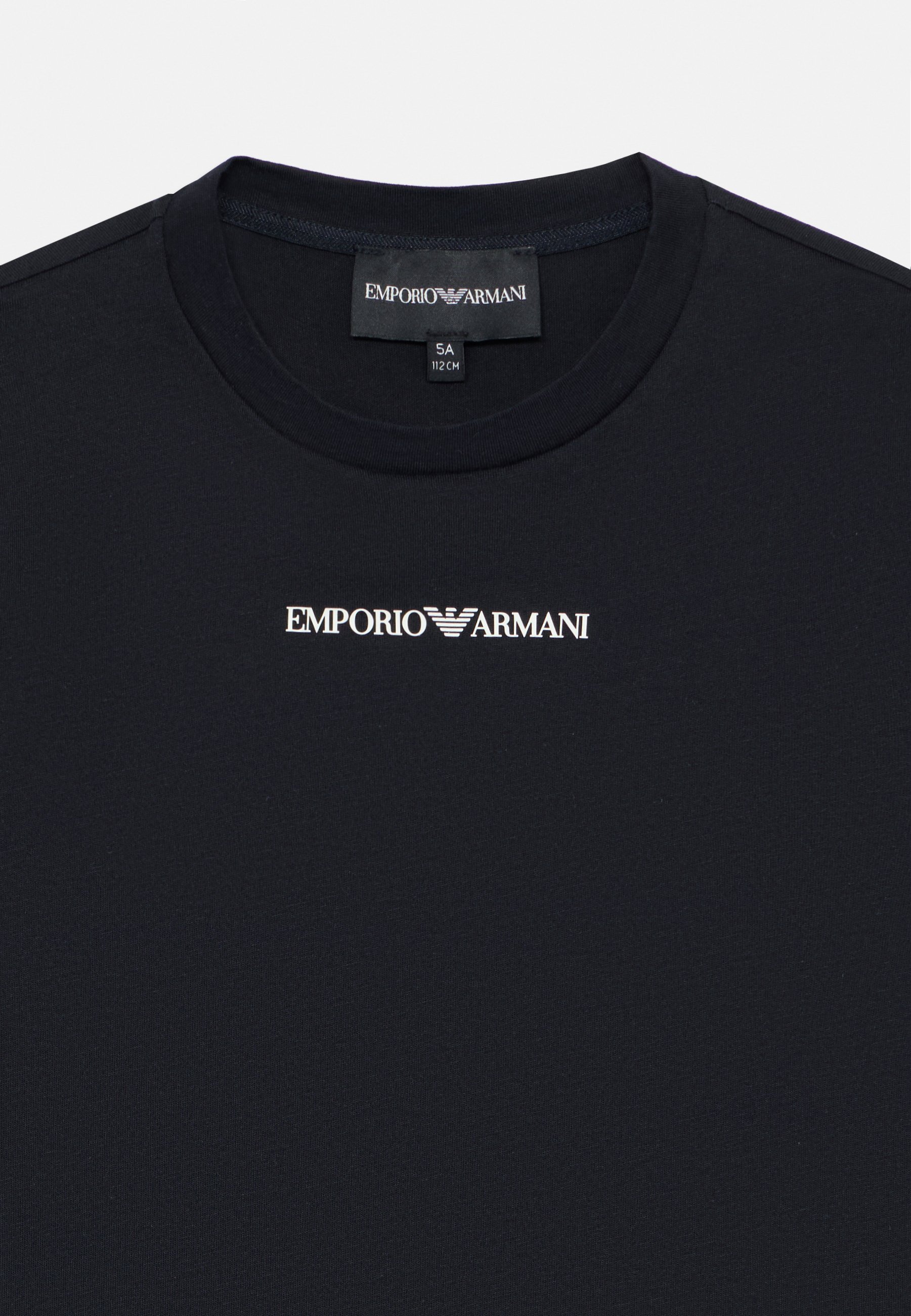 Emporio Armani UNISEX - Maglia a maniche lunghe - blu navy/bianco sporco