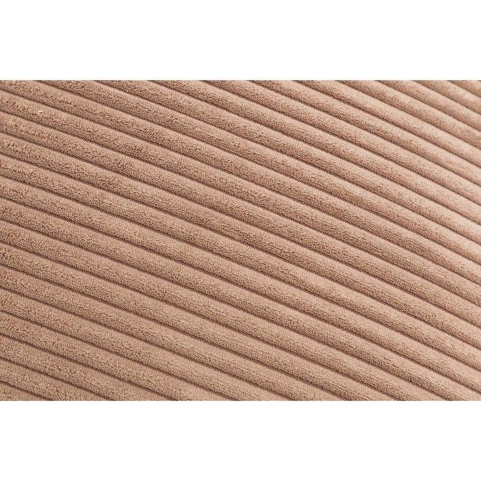 Sillón tipo puf KEIKO M en pana beige