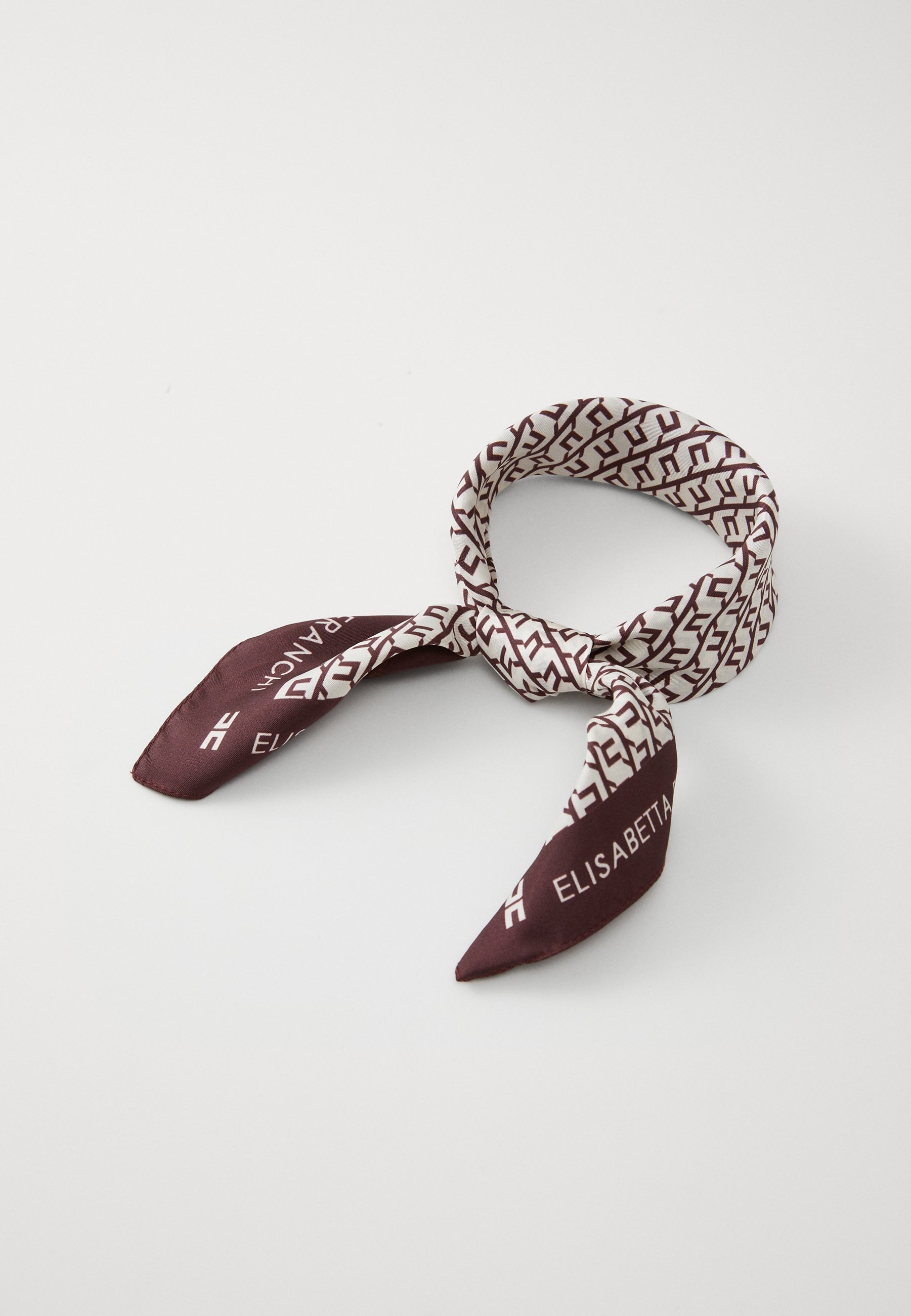 Elisabetta Franchi FOULARD FEMME - Foulard - merlot/lait