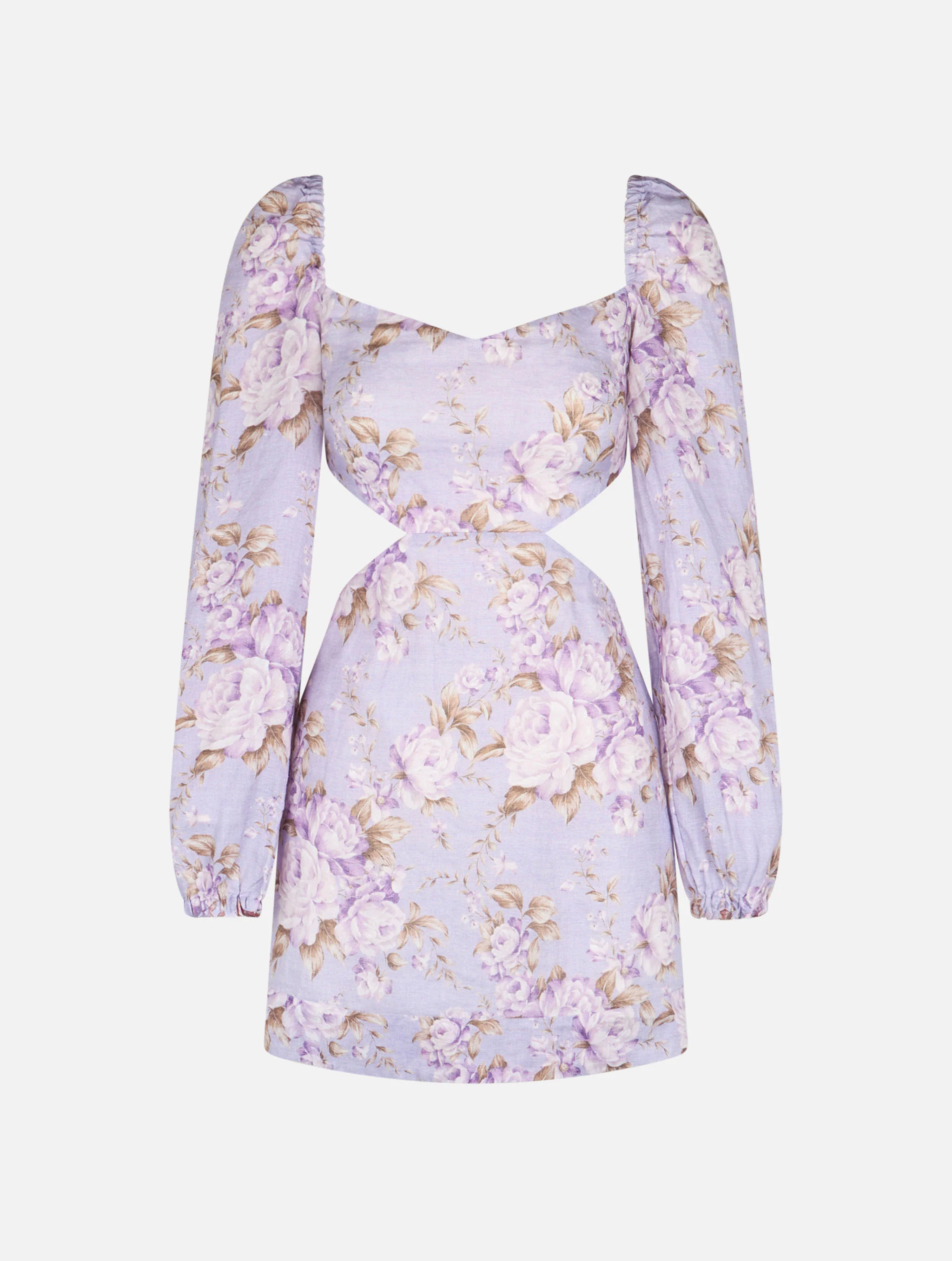Mini-jurk Jara voor dames met uitsnijdingen