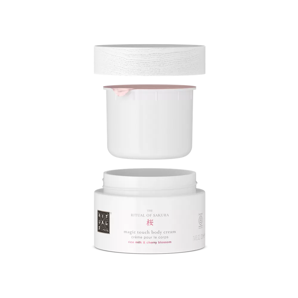 Crema corporal de recambio The Ritual of Sakura, 220 ml.