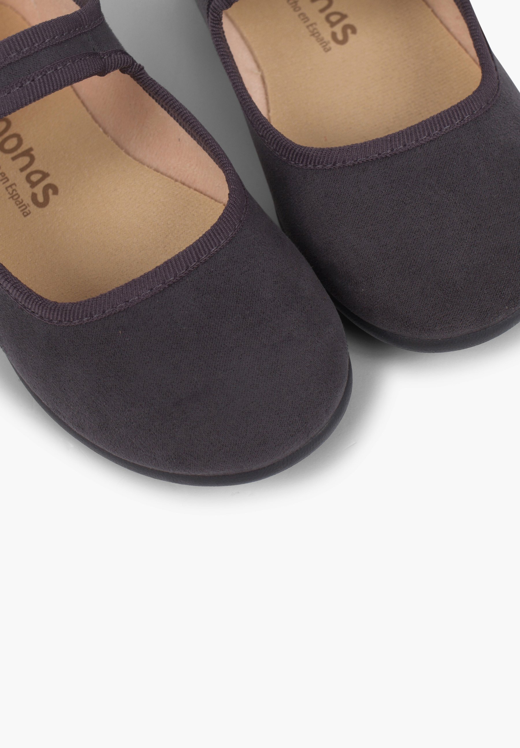Ballerines à bride cheville Pisamonas - gris foncé