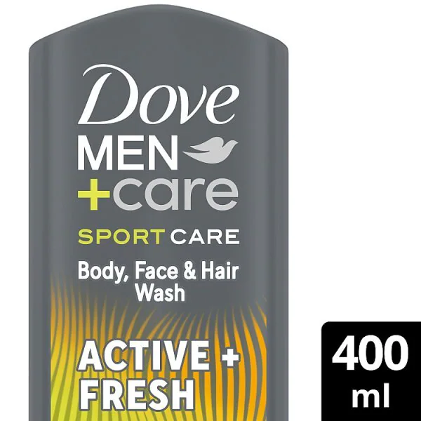 Dove Men + Care Sport Active & Fresh sprchový gel 400ml | Pánské | Superdrug