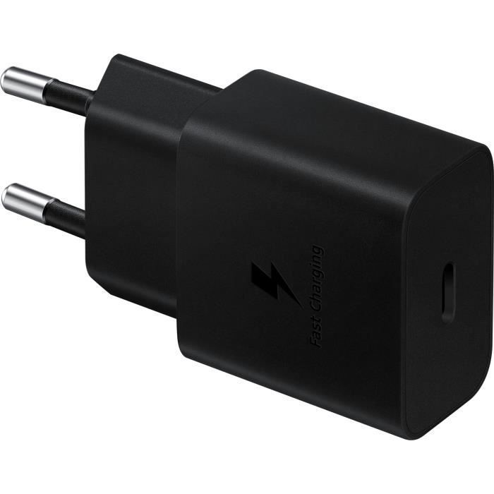 Cargador de pared USB-C - 15W - SAMSUNG - Negro