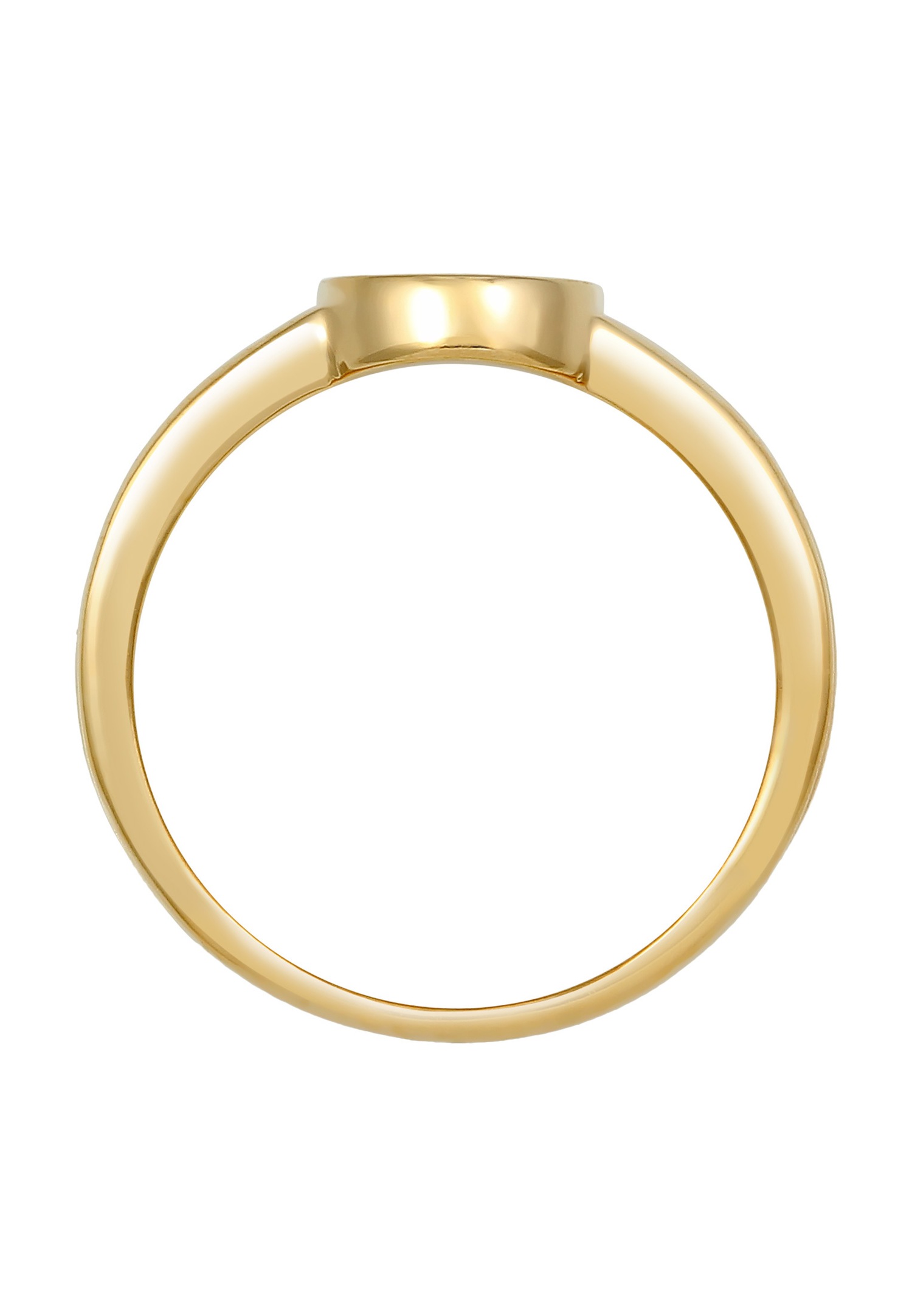 Elli Cercle Basic Géo Bague Femme - (925/1000) Argent