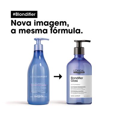 L'Oréal Professionnel Serie Expert Blondifier Gloss Shampooing Pleiende og lysnende sjampo for blondt hår 500 ml 500 ml