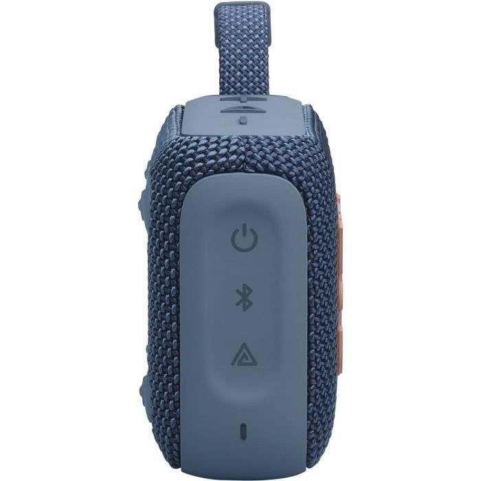 Enceinte Bluetooth ultra-portable - JBL GO 4 - Bluetooth 5.3 - Bleu