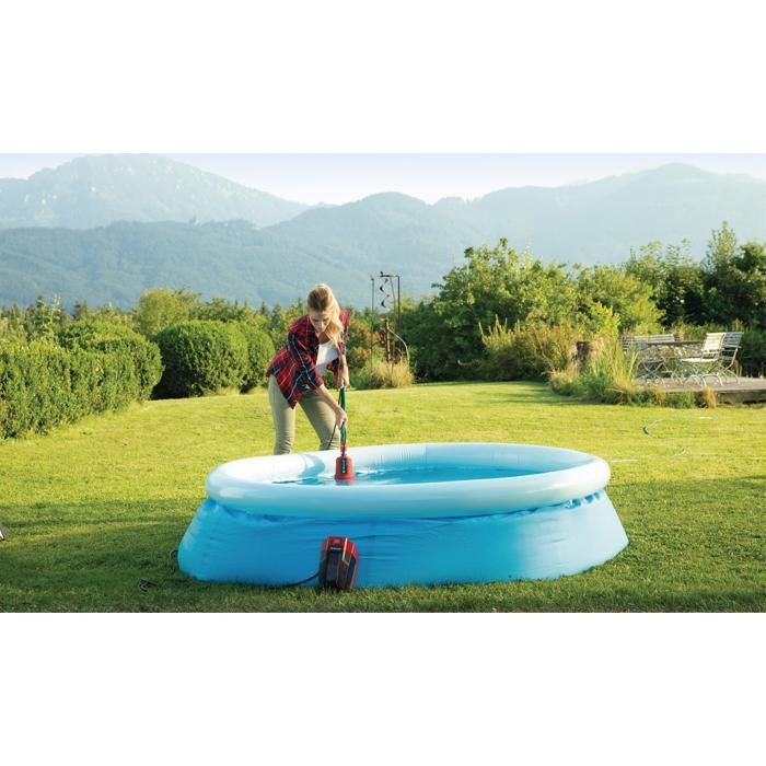 Bomba sumergible inalámbrica para agua clara Einhell GE-SP 18 Li-Solo PXC (18 V) - Batería y cargador no incluidos