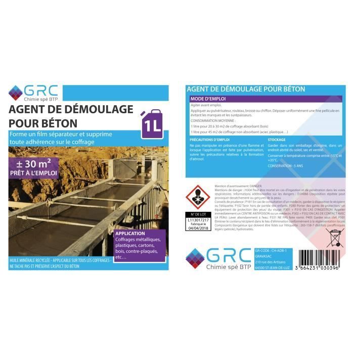 GRC - Concrete Release Agent - 1L