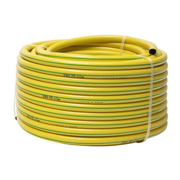 Manguera de jardín reforzada Ø15 mm antitorceduras WERKA PRO 150 g/m 50 m
