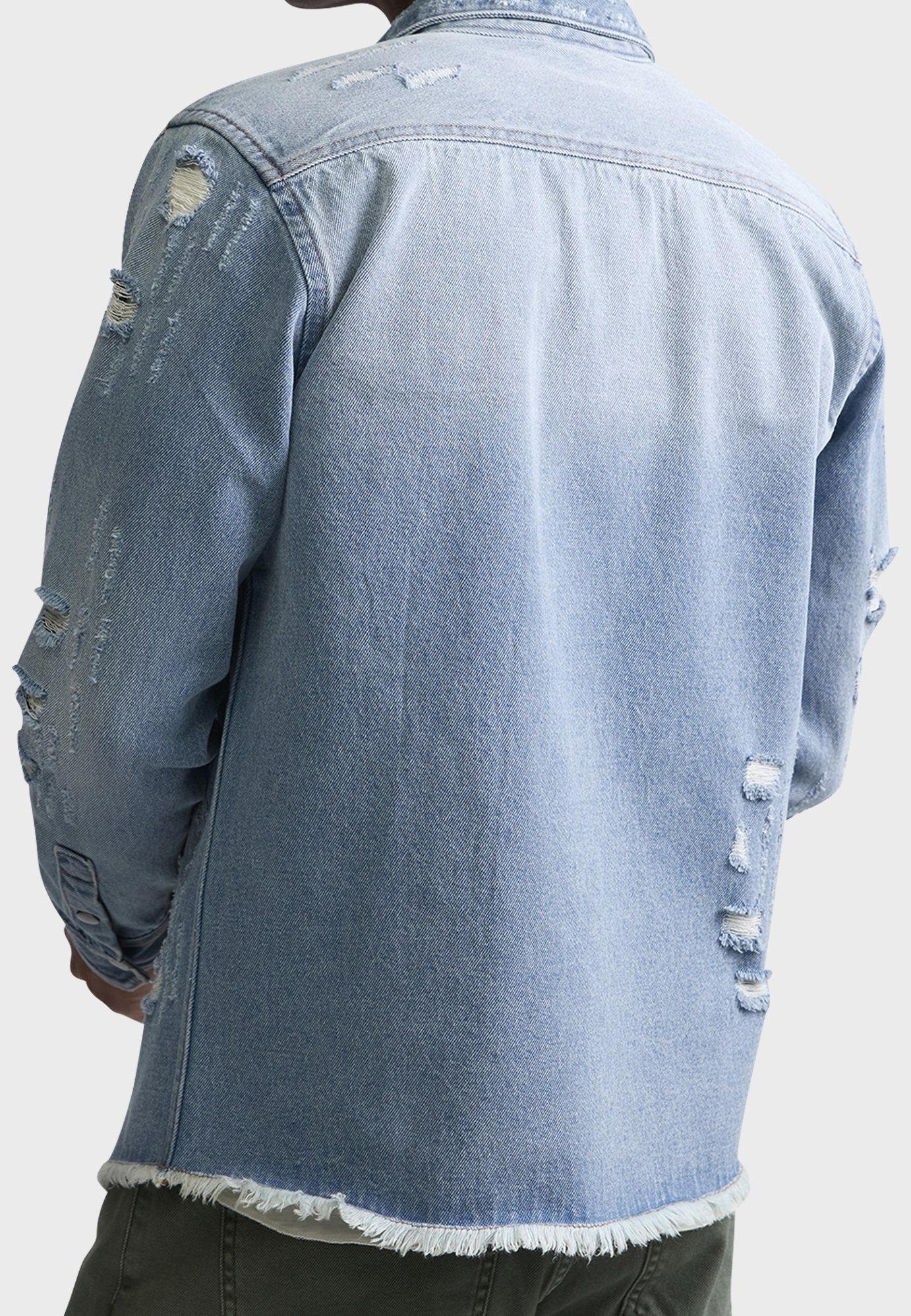 Camicia Rebel ridefinita - azzurra