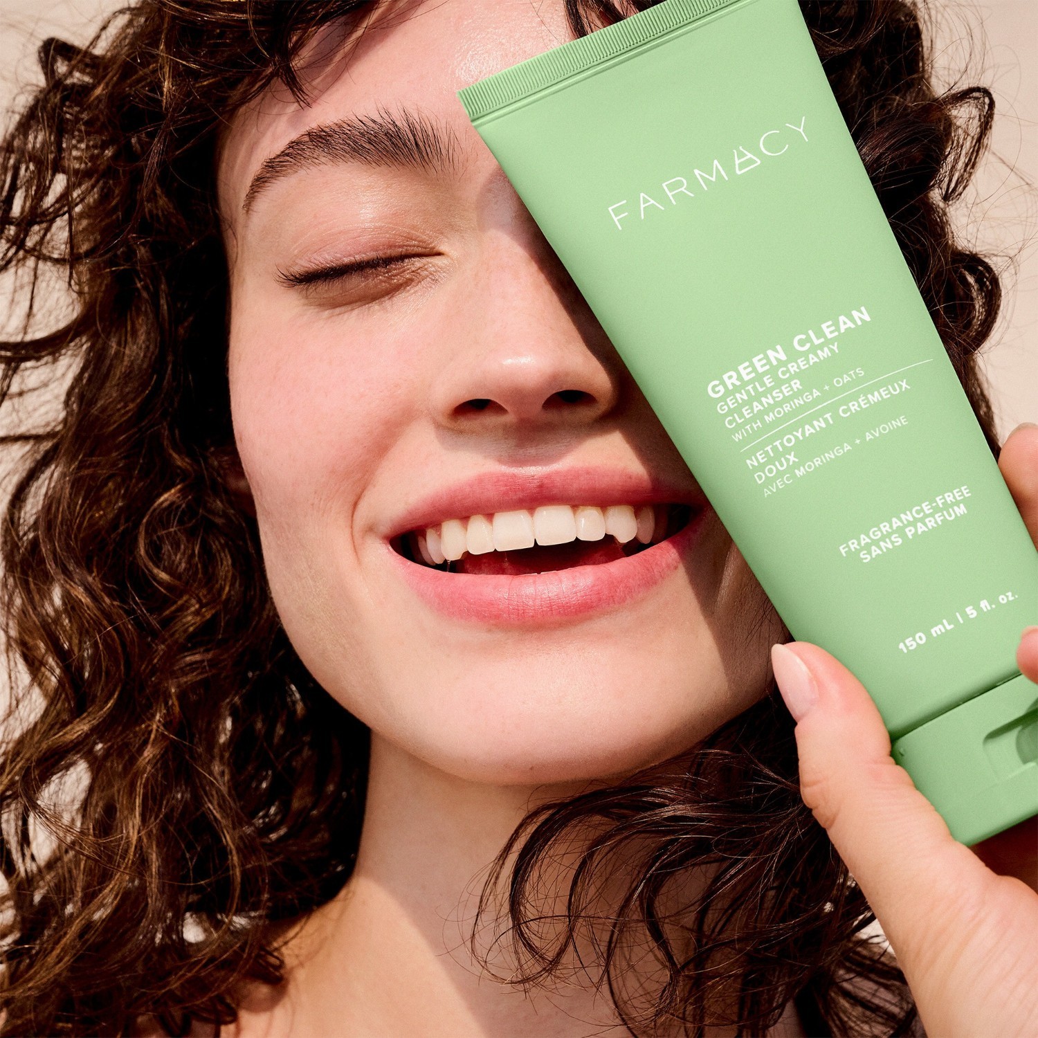 FARMACY Green Clean krema za čišćenje lica Nježno, kremasto čišćenje - 150 ml