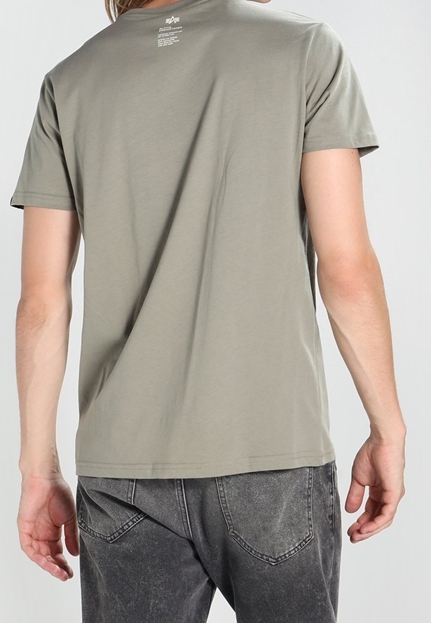 Alpha Industries T-shirt met print - olijfgroen