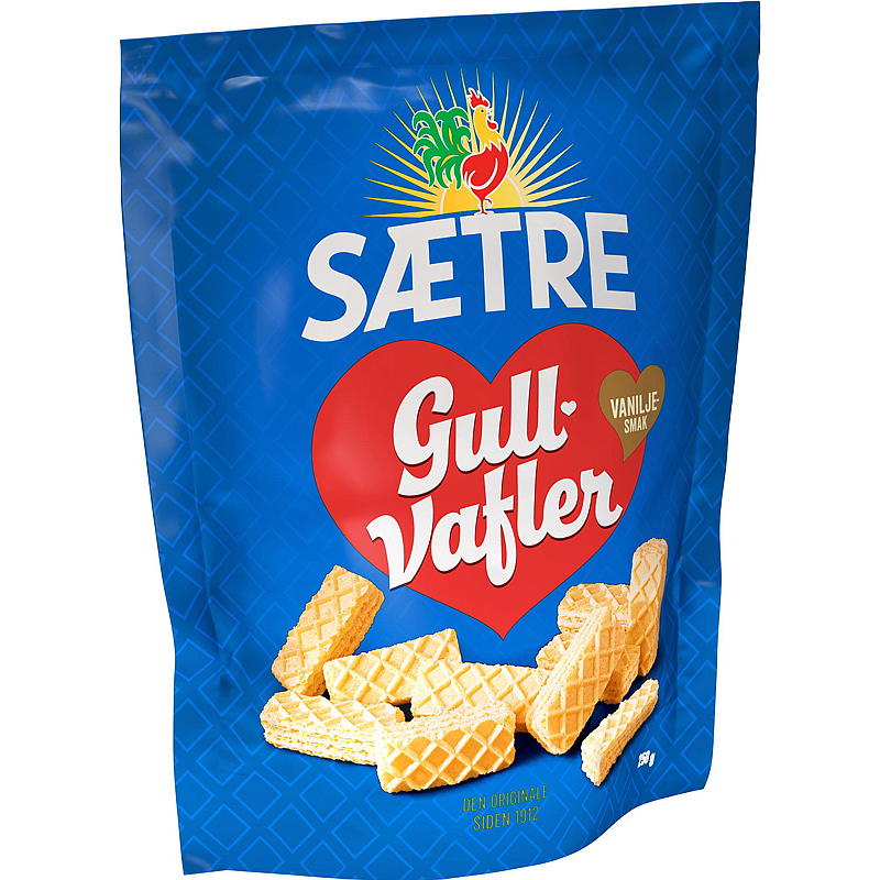 Sætre Guldvafler 250 g, vanilje