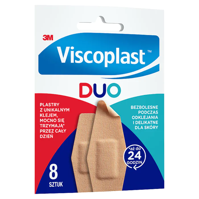 Viscoplast Duo, Zestaw plastrów, 2 Rozmiary