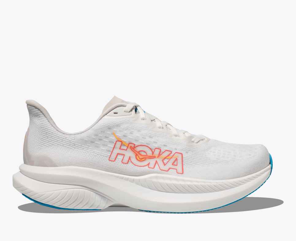 HOKA Mach 6 Wit / Nimbuswolk