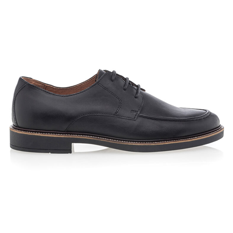Czarne buty damskie sznurowane / buty typu derby