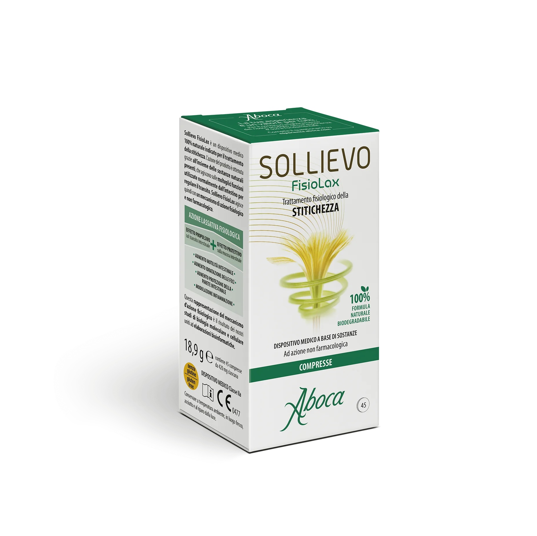 ABOCA Aboca Sollievo Fisiolax 45 δισκία Ανακούφιση από τη δυσκοιλιότητα