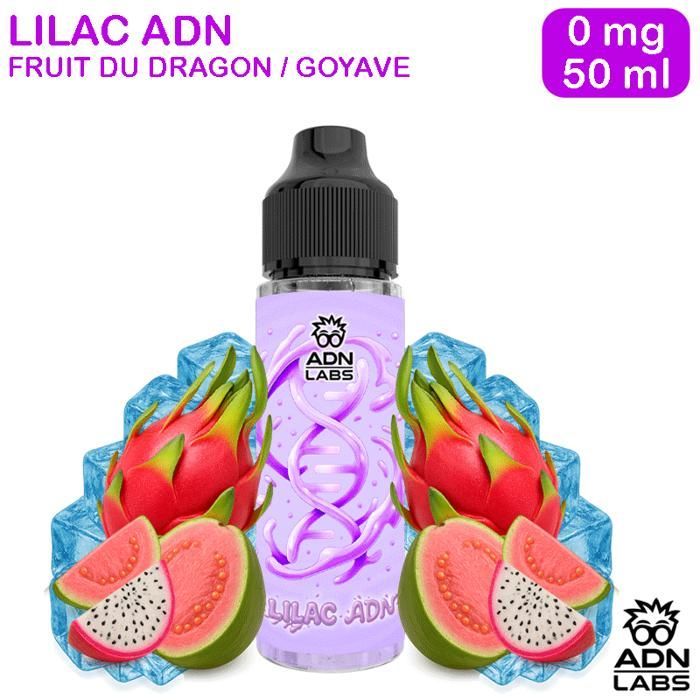 Líquido para cigarrillo electrónico Dragon Fruit Guava 50ml - Lilac ADN de ADN LABS