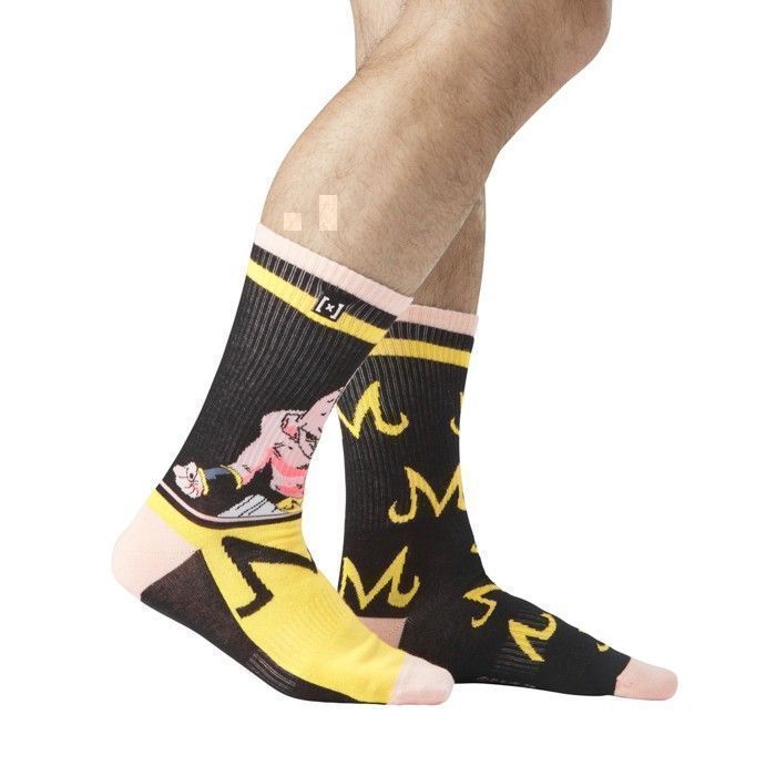 [ X ] CAPSLAB Men's DRAGON BALL Z Socks, Novelty Men's Socks, Authentic and Original - Yellow