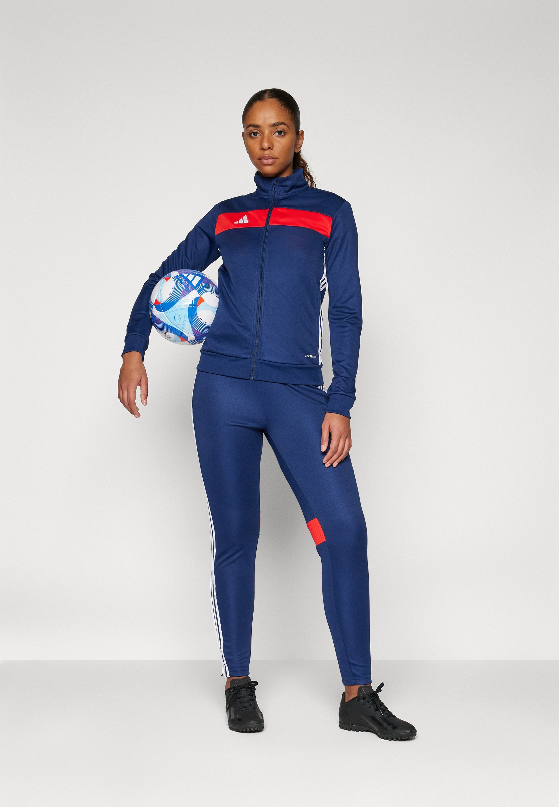 adidas Performance TIRO ESSENTIALS SET - Trainingsanzug - Team Marineblau/Rot