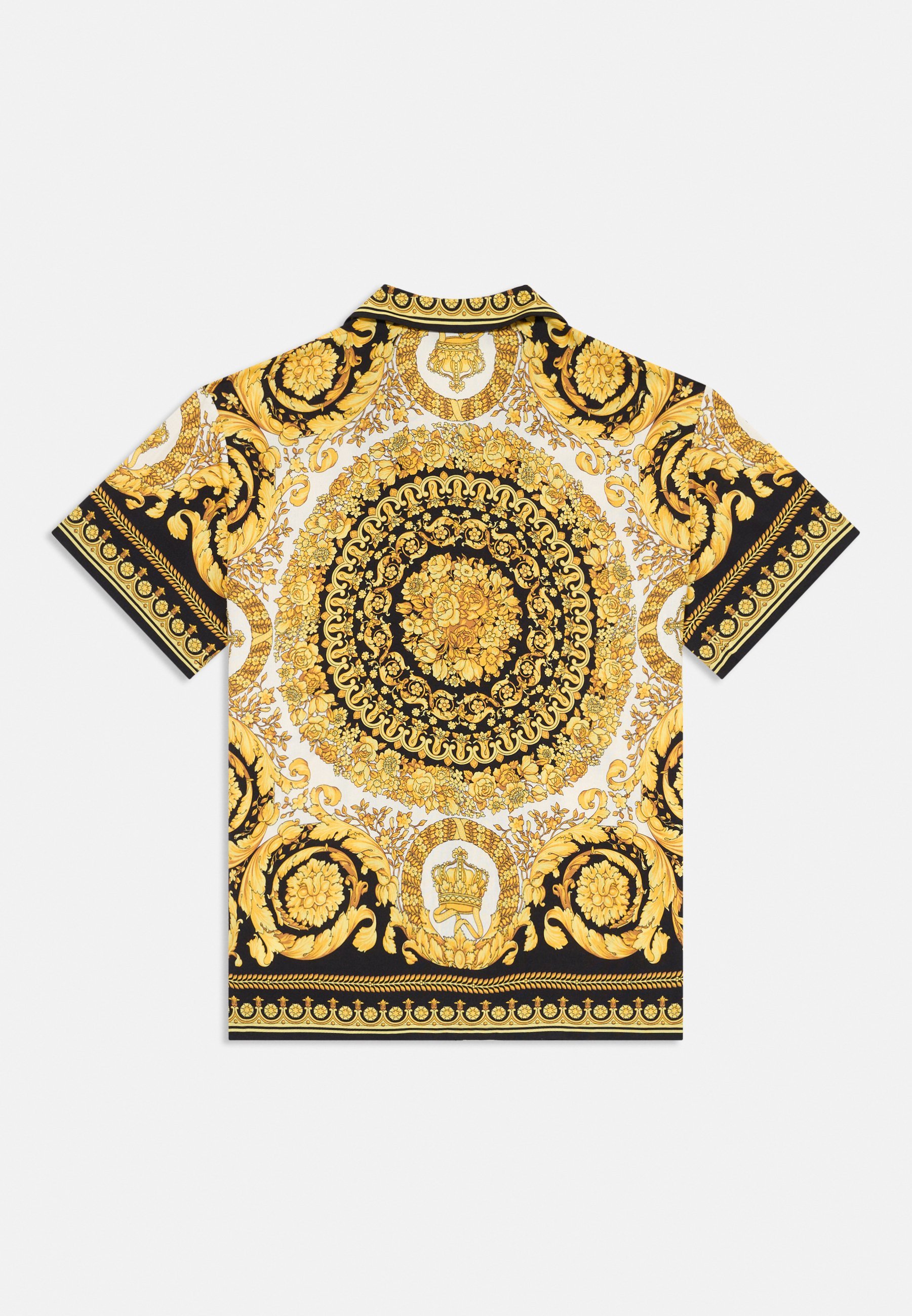 Versace INFORMAL SHIRT JAVANESE BAROCCO FOULAD KIDS UNISEX - Shirt - gebroken wit/zwart