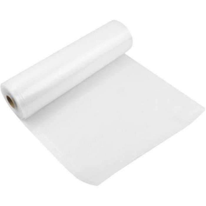 3 rollos de película para envasar al vacío con relieve, 20 cm x 5 metros, sin BPA, seguro.