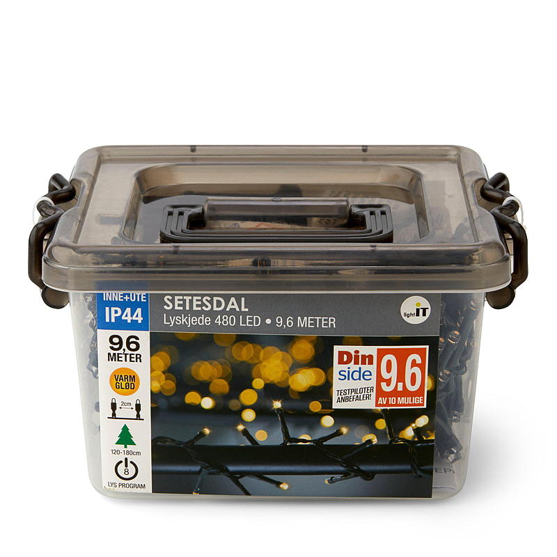 Light IT Ljusslinga 480 LED Varmt Sken, Setesdal