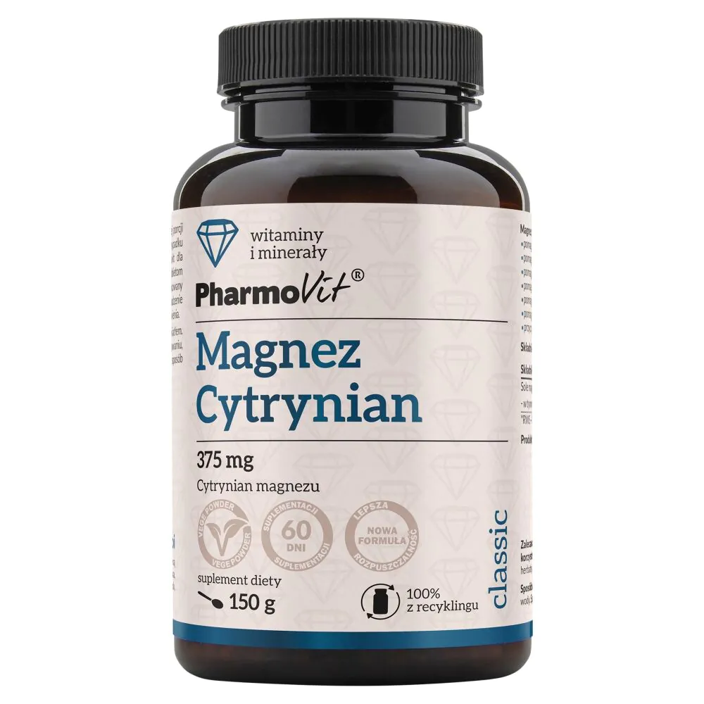 PharmoVit Classic Magnez Cytrynian 375 mg Proszek