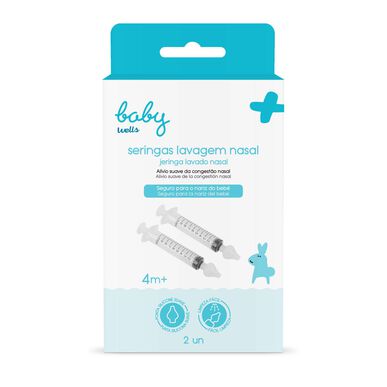 Baby Wells nesesprøytesett (2 enheter)