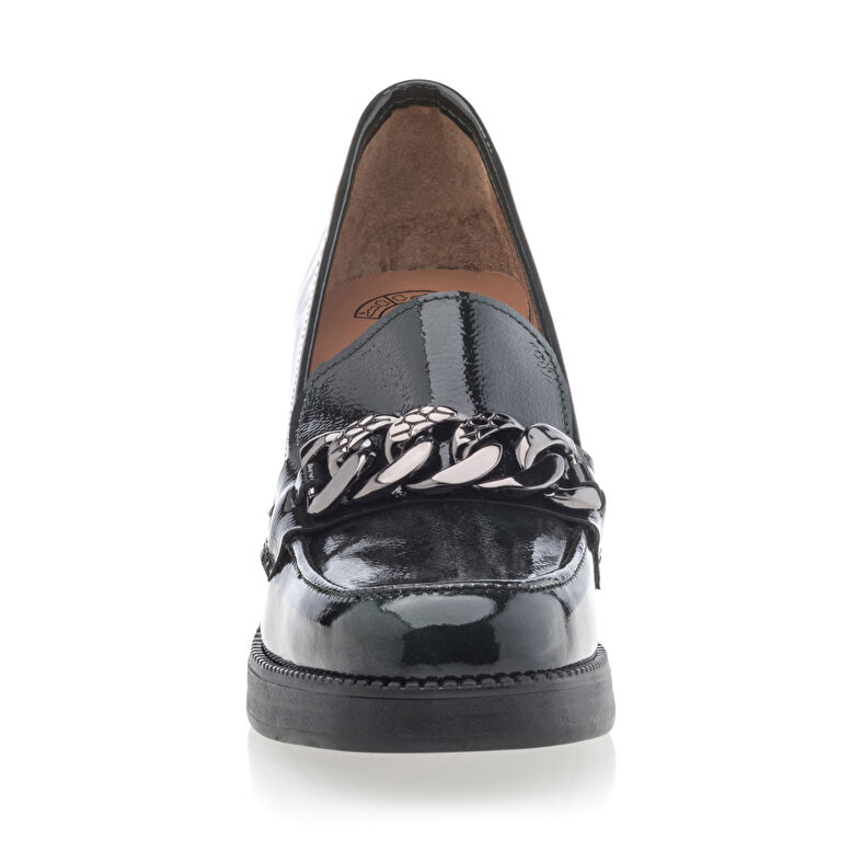 Grønne loafers/båtsko til dame