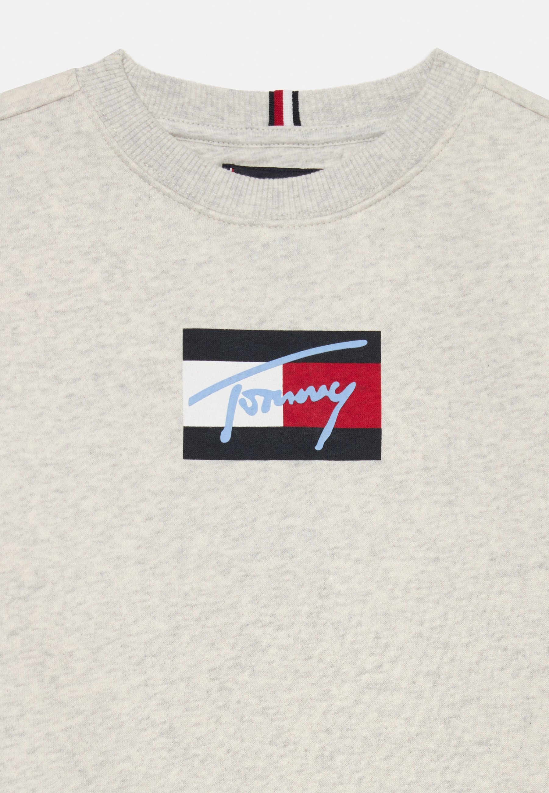 Felpa unisex Tommy Hilfiger SCRIPT FLAG - grigia