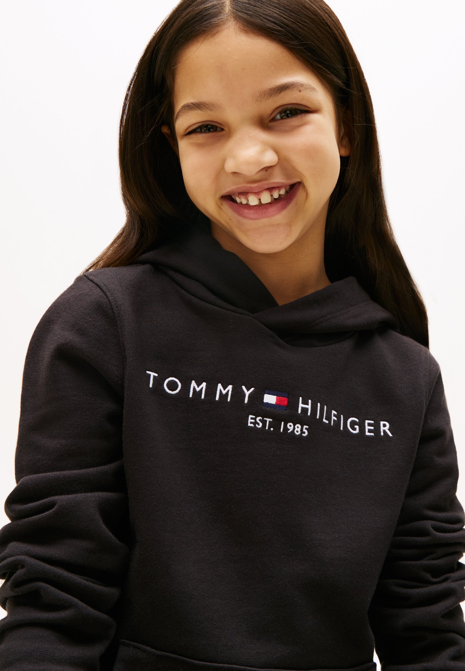 Tommy Hilfiger ESSENTIAL HOODIE UNISEX - Hoodie - schwarz