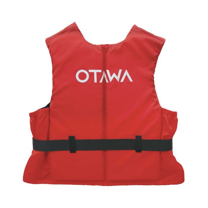 Chaleco salvavidas rojo para adultos de 30 a 50 kilos - Oviala