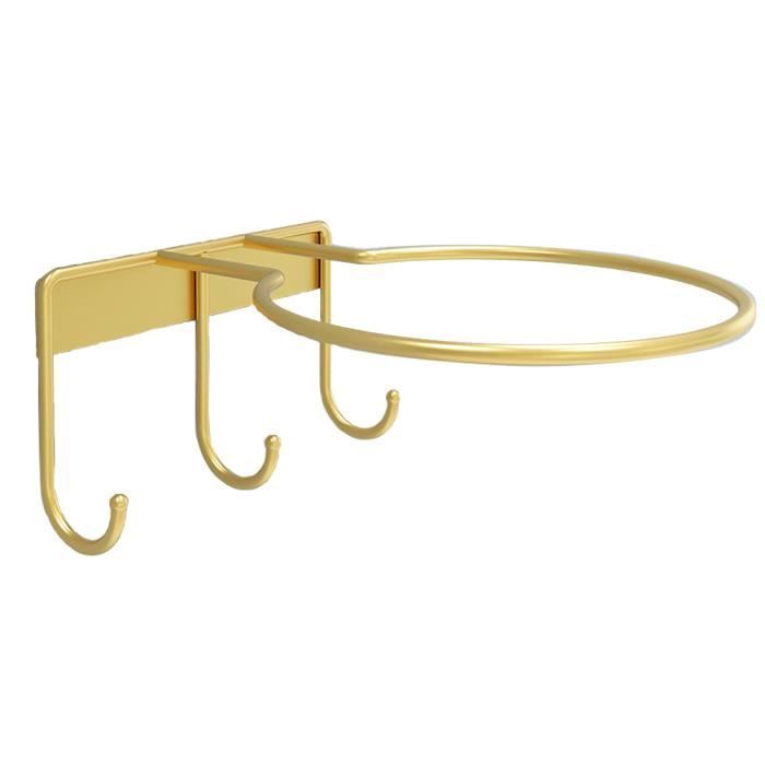 Wall-mounted storage rack - KIAOTIME - Basketball hoop - Metal - Yellow - 6.25 inches