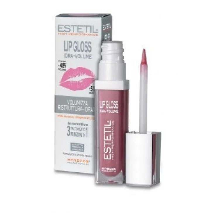 ESTETIL Gloss à lèvres Estetil Idravolume Couleur 04 Rose Pêche Volumisant