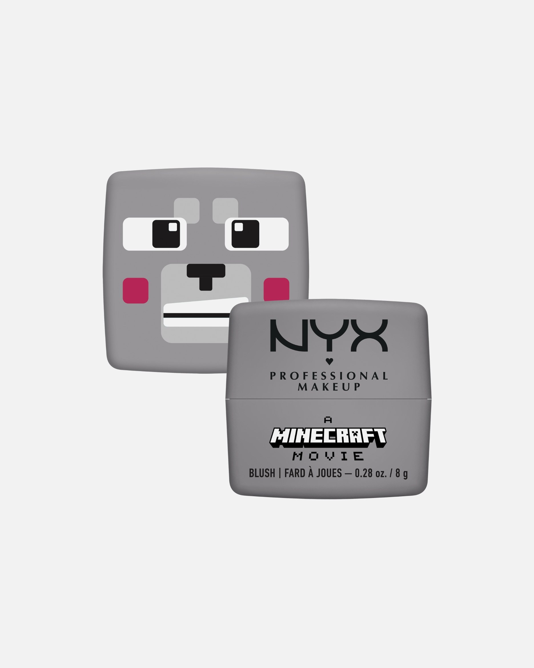 NYX Professional Makeup rumenilo Minecraft kolekcija – Minecraft film – Cheeky Mob Balms rumenilo – 1 komad