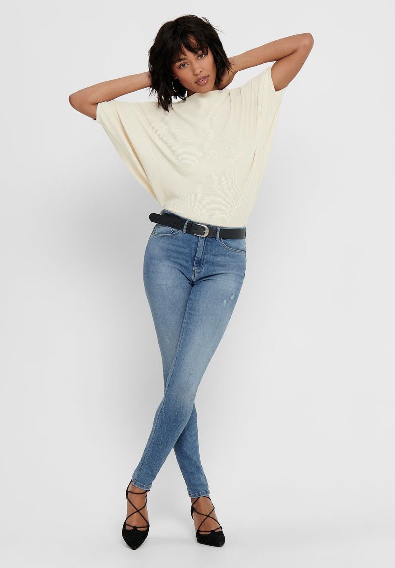 JDY JDYNEW BEHAVE BATSLEEVE - Pull - lait de poule