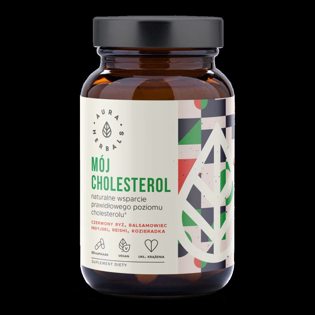 Aura Herbals Mój Cholesterol Prawidłowy Poziom, Kapsułki