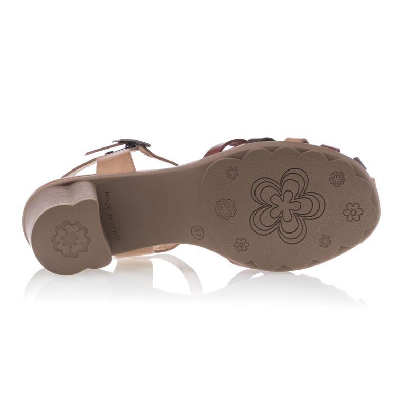 Beige sandaler / sko med åpen tå til dame