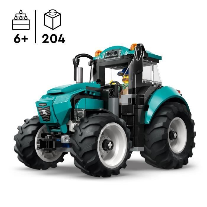 LEGO City 60498 Tractor - Bouwset voor jongens en meisjes vanaf 6 jaar - Cadeau