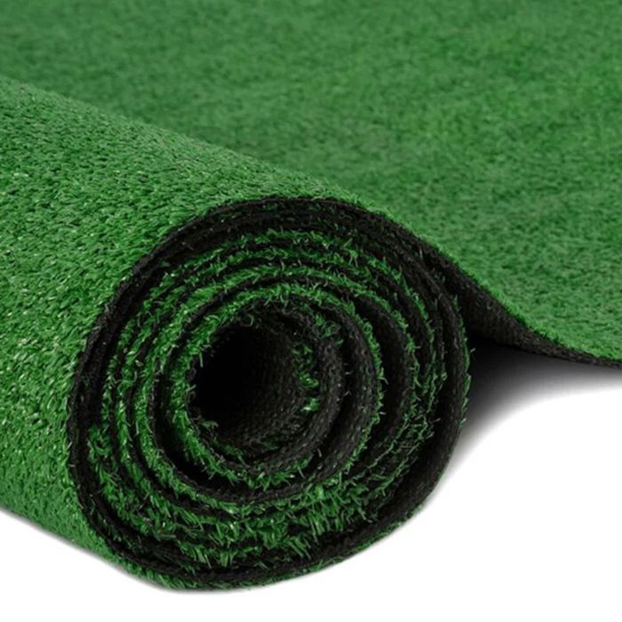 100% synthetic green grass carpet for patio, balcony, garden - Length 300 x Width 100 cm