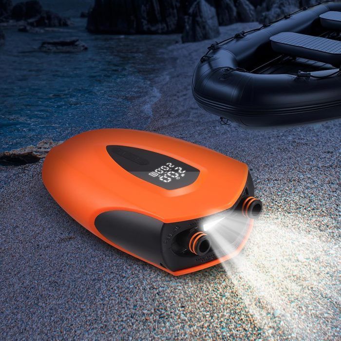 Pompe Électrique Sup Paddle Board Pompe 12000mAh, Pompe à air Électrique Sup avec Batterie  Double Étage avec Arrêt Automatique