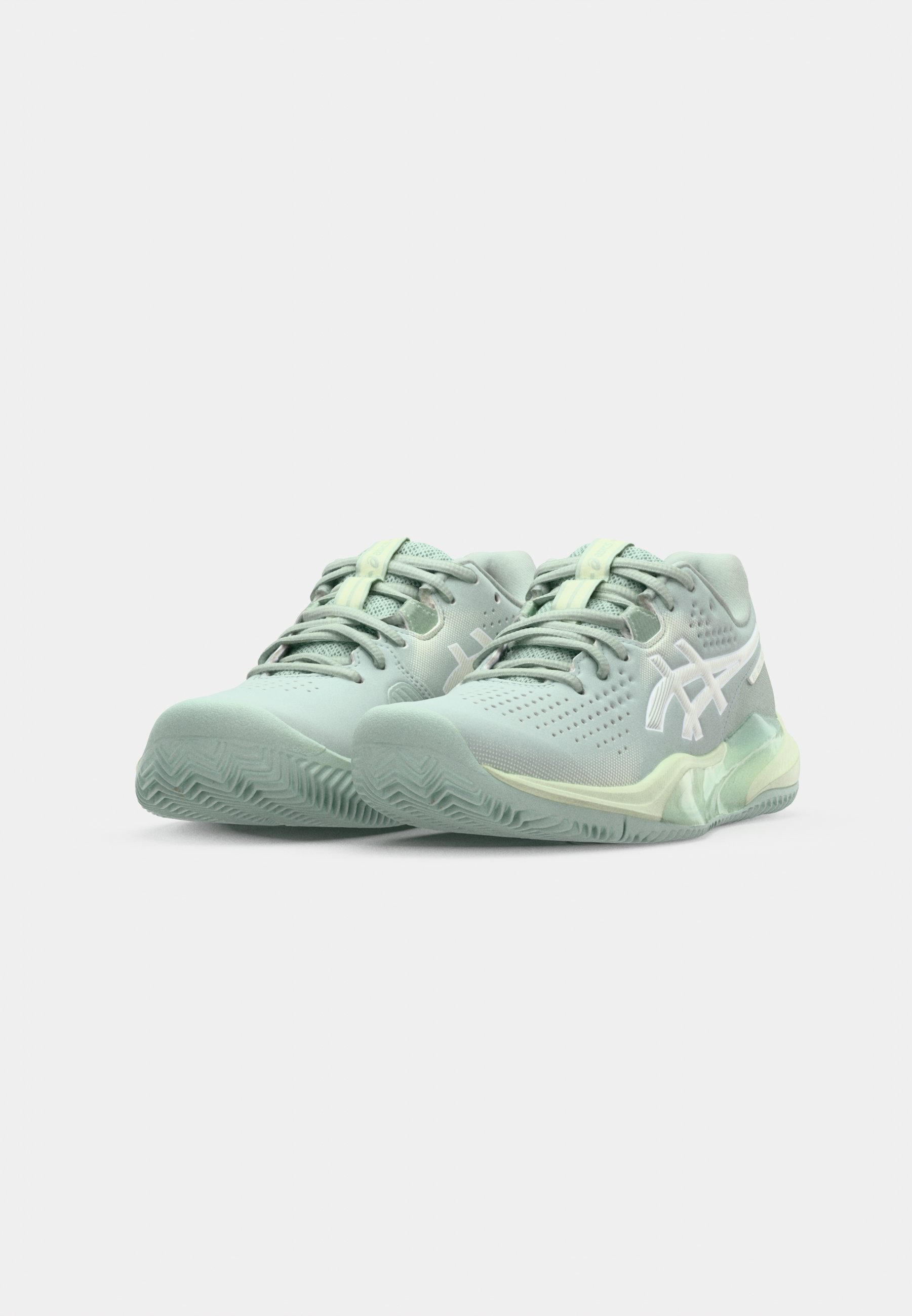 ASICS GEL CHALLENGER 15 CLAY - Tennisschoenen voor gravelbanen - lichen rock/whisper green