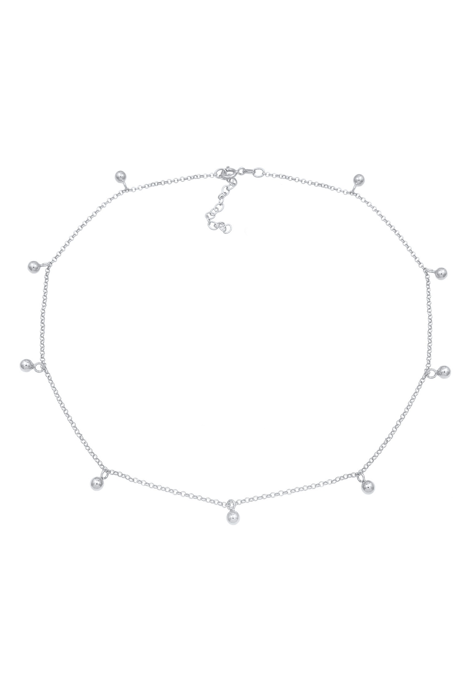 Elli Pendentif choker ball pour dames en 925/1000 argent massif