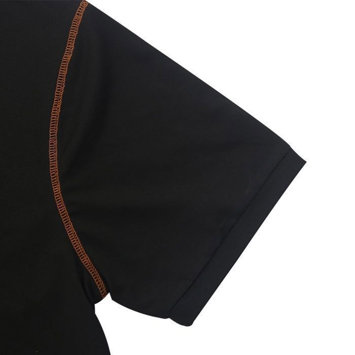 Men's Polo Shirt, Casual Men's Summer Button-Front Polo Shirt, Men's Short Sleeve Sport Regular Fit Polo Shirt - Black